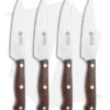 Boker Arbolito 4-Piece Steak Knife Set Guayacan Wood -BLADE HQ SHOP Boker ARBOLITO STEAK SET GUAYACAN 03BA8310 BHQ 116350 LS