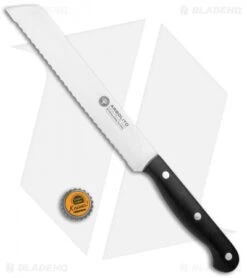 Boker Arbolito 8" Bread Kitchen Knife Black -BLADE HQ SHOP Boker Arbolito 8in Bread Kitchen Black 03BA8408 BHQ 5448 jr bottlecap
