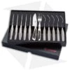 Boker Arbolito Stag Steak Knife Dinner Set 03BA5717H (12 Piece Set) -BLADE HQ SHOP Boker Arbolito Stag Steak Knife Dinner Set 03BA5717H BHQ 85724 jr box