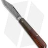 Boker Barlow Integral Slip Joint Leopard Damascus Knife Desert Ironwood (3.25")