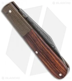 Boker Barlow Integral Slip Joint Leopard Damascus Knife Desert Ironwood (3.25") 8 Boker Barlow Integral Slip Joint Leopard Damascus Knife Desert Ironwood (3.25") -BLADE HQ SHOP Boker Barlow Integral Pocket Knife Desert Ironwood Leapord Damascus 100501DAM BHQ 120615 jr side