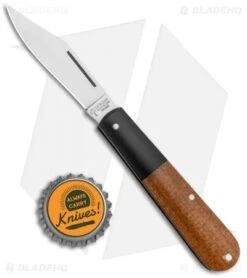 Boker Barlow Integral Pocket Slip Joint Knife Jute Micarta (3.25" Satin) -BLADE HQ SHOP Boker Barlow Integral Pocket Knife Jute Micarta Satin 110943 BHQ 120616 jr bottlecap