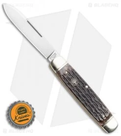 Boker Cattle Knife 4.5" Pocket Knife Jigged Bone 9 Boker Cattle Knife 4.5" Pocket Knife Jigged Bone -BLADE HQ SHOP Boker Cattle Knife Pocket Knife 112910 Jigged Bone BHQ 111208 LS Bottlecap