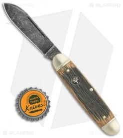 Boker Club Traditional Pocket Knife 3.75" Castle Wood -BLADE HQ SHOP Boker Club Pocket Knife Castle Wood 113909 BHQ 105701 jr bottlecap