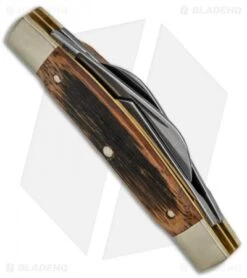 Boker Congress Traditional Pocket Knife 3.625" Beer Barrel Wood 8 Boker Congress Traditional Pocket Knife 3.625" Beer Barrel Wood -BLADE HQ SHOP Boker Congress Beer Barrel BHQ 79385 jr side