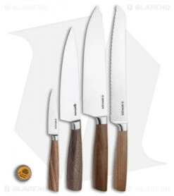 Boker Core 5-Piece Kitchen Knife Set Walnut Wood W/ Freedom Rod Block 23 Boker Core 5-Piece Kitchen Knife Set Walnut Wood W/ Freedom Rod Block -BLADE HQ SHOP Boker Core Set Square 130775SET BHQ 116546 jr bottlecap