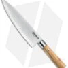 Boker Damascus Olive 8.4" Chef's Kitchen Knife Olive Wood -BLADE HQ SHOP Boker Damascus Olive Large Chefs Knife Olive Wood Damascus BHQ 111103 jr 1