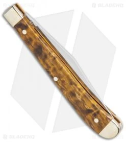 Boker Delicate 150th Anniversary Edition Knife Curly Birch Wood 115016 -BLADE HQ SHOP Boker Delicate 150 Anniversary Edition Curly Birch Wood 115016 BHQ 117264 jr side