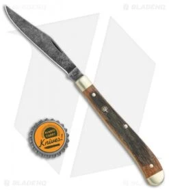 Boker Delicate Pocket Knife 4.125" Castle Wood 113316 -BLADE HQ SHOP Boker Delicate Pocket Knife Cassie Wood 113316 BHQ 105697 jr bottlecap
