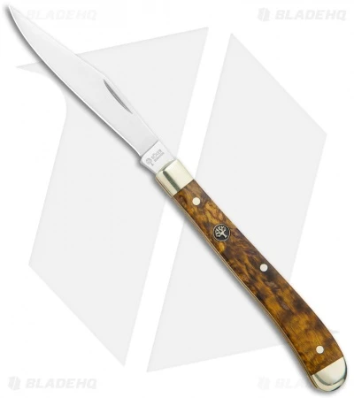 Boker Delicate Traditional Pocket Knife Curly Birch (3.3" Satin) 117016 3 Boker Delicate Traditional Pocket Knife Curly Birch (3.3" Satin) 117016