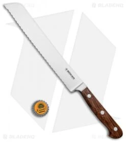 Boker Heritage 8" Bread Kitchen Knife Walnut Wood -BLADE HQ SHOP Boker Heritage Santoku Knife BHQ 122930 jr bottlecap