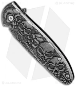 BLADE HQ SHOP -BLADE HQ SHOP Boker Magnum Dia De Los Muertos FL Smokoewash 01SC519 BHQ 28261 jr spine