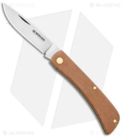 Boker Magnum Rangebuster Slip Joint Knife Brown Micarta (3" Satin) 01RY143