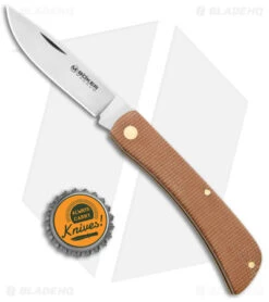 Boker Magnum Rangebuster Slip Joint Knife Brown Micarta (3" Satin) 01RY143 9 Boker Magnum Rangebuster Slip Joint Knife Brown Micarta (3" Satin) 01RY143 -BLADE HQ SHOP Boker Magnum Rangebuster Natural Micarta 01RY143 BHQ 136271 jr bottlecap