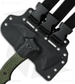 Boker Plus Chicken Hawk 9" Tomahawk Axe OD Green G-10 / SK5 Steel 09BO114 -BLADE HQ SHOP Boker Plus Chicken Hawk 9in tomahawk axe OD Green G10 BHQ 52388 er sheath
