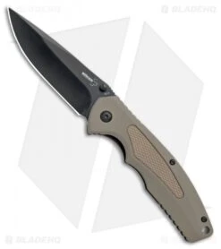 Boker Plus Gemini NGA Spring Assisted Knife Coyote Brown (3.5" Black) 01BO504