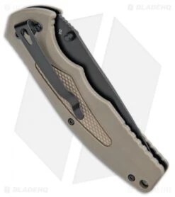 Boker Plus Gemini NGA Spring Assisted Knife Coyote Brown (3.5" Black) 01BO504 -BLADE HQ SHOP Boker Plus Gemini NGA SA Coyote Brown Black 01BO504 BHQ 105725 jr side