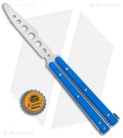 Boker Plus Mini Balisong Trainer Blue G-10 (3.25" Satin) 01BO716SOI -BLADE HQ SHOP Boker Plus Mini Balisong Trainer Blue G 10 Satin 01BO716SOI BHQ 99640 jr bottlecap