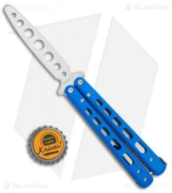 Boker Plus Mini Balisong Trainer Blue G-10 (3.25" Satin) 01BO715SOI 9 Boker Plus Mini Balisong Trainer Blue G-10 (3.25" Satin) 01BO715SOI -BLADE HQ SHOP Boker Plus Mini Balisong Trainer Blue Holes G 10 Satin 01BO715SOI BHQ 99636 jr bottlecap