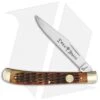 Boker Slim Line Trapper 4" Brown Jigged Bone 110735 -BLADE HQ SHOP Boker Slim Line Trapper Brown Bone BHQ 115177 jr