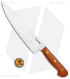 Boker Cottage-Craft 8.75" Chef's Kitchen Knife Plum Wood -BLADE HQ SHOP Boker Solingen Wasser Kraft Large Chefs Knife BHQ 113924 jr bottlecap