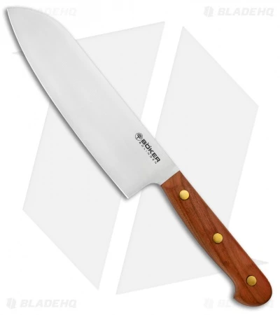 Boker Cottage-Craft 6.75" Santoku Kitchen Knife Plum Wood 3 Boker Cottage-Craft 6.75" Santoku Kitchen Knife Plum Wood