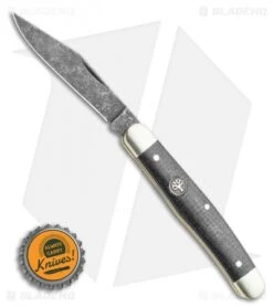 Boker Stockman Pocket Knife Jute Micarta (3" Black Stonewash) 114985 -BLADE HQ SHOP Boker Stockman Pocket Knife 3.0 Jute Micarta 114985 BHQ 118357 LS Bottlecap