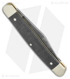 Boker Stockman Pocket Knife Jute Micarta (3" Black Stonewash) 114985 -BLADE HQ SHOP Boker Stockman Pocket Knife 3.0 Jute Micarta 114985 BHQ 118357 LS Side