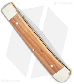 Boker Trapper Pocket Knife 4.125" Plumwood 112585 -BLADE HQ SHOP Boker Trapper Plumwood 112585 BHQ 105694 jr side