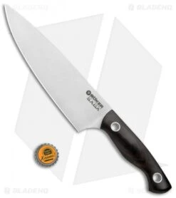 Boker Vox Saga 7.75" Chef's Kitchen Knife Grenadill Wood -BLADE HQ SHOP Boker Vox Saga 7.75in Chefs Kitchen Knife Grenadill Wood BHQ 116565 jr bottlecap