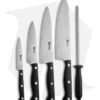 Boker Arbolito 6-Piece Kitchen Knife Set Black W/ Wooden Block -BLADE HQ SHOP boker kitchen knives 5 piece set with block BHQ 4157 jr