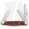 Boker Red Shield Stockman Pocket Knife 4" Red Jigged Bone BK110753 -BLADE HQ SHOP boker red shield stockman red jigged bone BK110753 BHQ 40085 dl